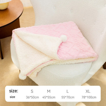 Pet Blanket Ins Style Solid Color Cat Supplies Pet Products - Urban Trend Fashion