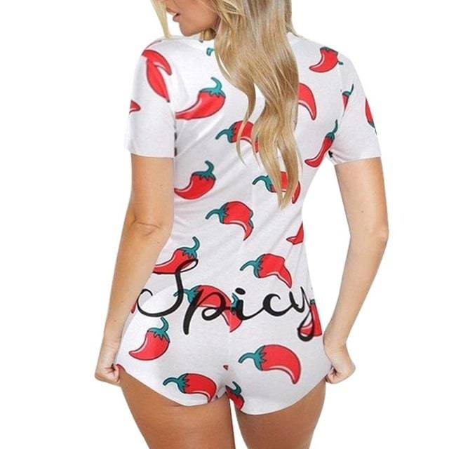 Sexy Women Bodysuit Playsuit Short Romper Jumpsuit Sleepwear - Urban Trend Fashion