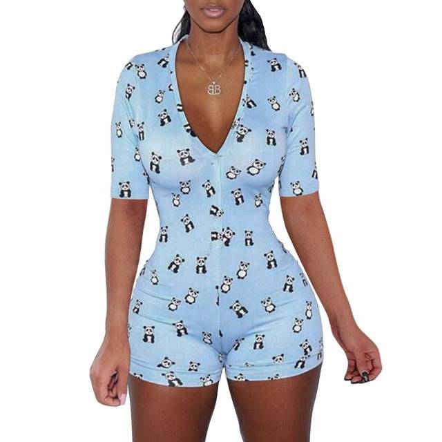 Sexy Women Bodysuit Playsuit Short Romper Jumpsuit Sleepwear - Urban Trend Fashion