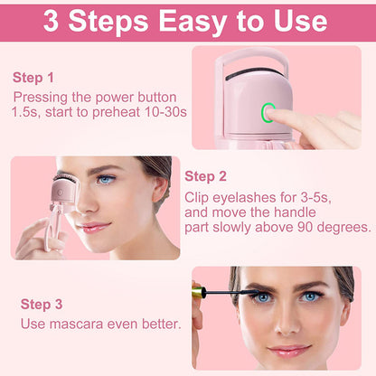 Eyelash Curler Portable Electric Heated