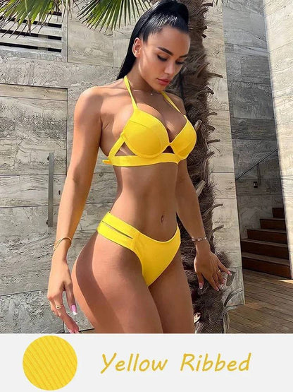 Bikini Backless Skinny New Swimwear Women - Urban Trend Fashion