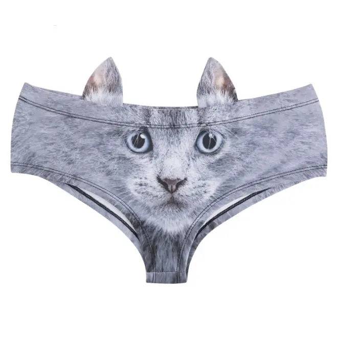 3D Animal Panties With Ears - Urban Trend Fashion