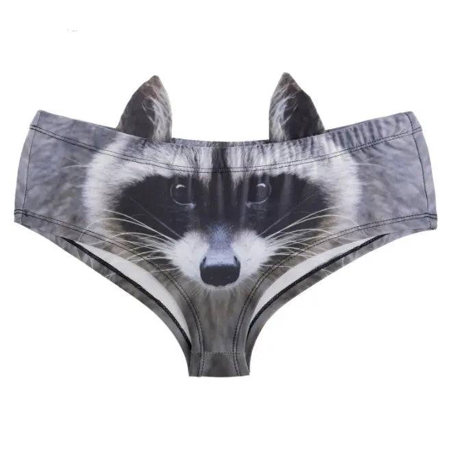 3D Animal Panties With Ears - Urban Trend Fashion