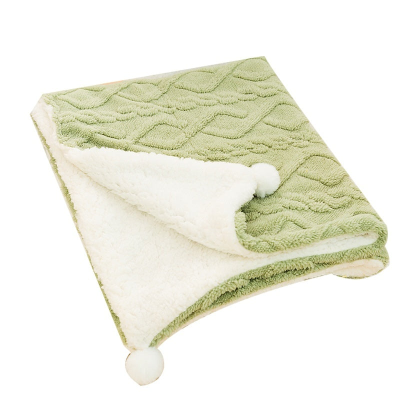 Pet Blanket Ins Style Solid Color Cat Supplies Pet Products - Urban Trend Fashion