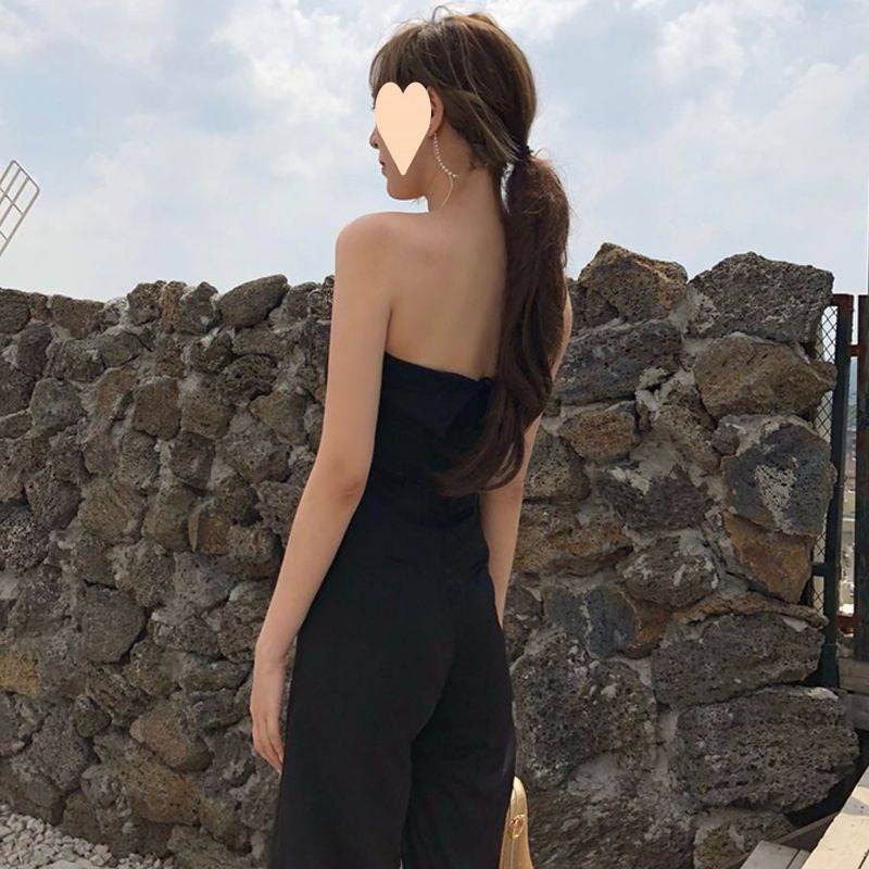 New Slim Fit Tube Top Jumpsuit Women - Urban Trend Fashion