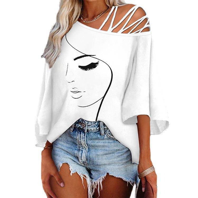 Fashion Stitching Loose Casual Tops For Women - Urban Trend Fashion