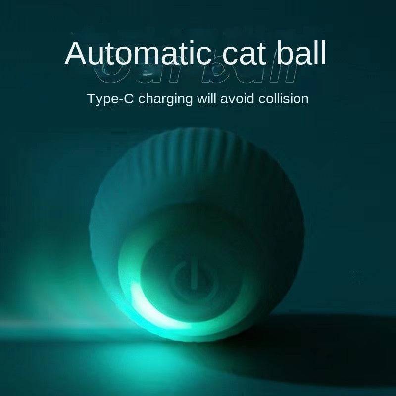 Electric Cat Toy Smart Rolling Ball Bite-resistant Fun Cat Toy Self-hi Boring Ball Artifact Dust-free Pet Supplies - Urban Trend Fashion