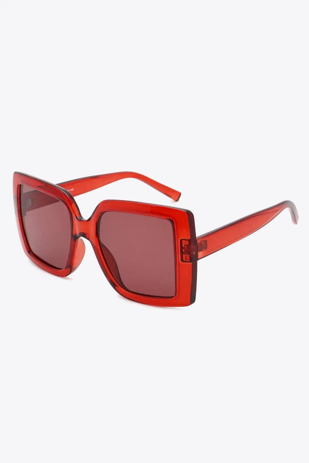 Acetate Lens Square Sunglasses - Urban Trend Fashion