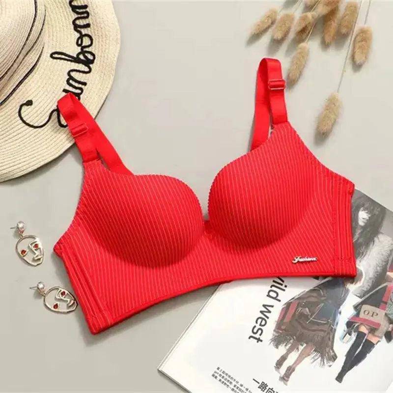 Brand High-End Romantic Temptation Bra Set Women's Fashion Striped wear Pushs - Urban Trend Fashion