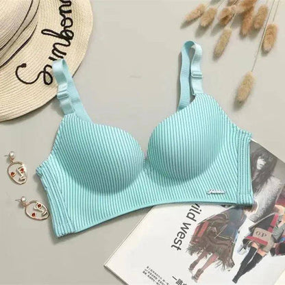 Brand High-End Romantic Temptation Bra Set Women's Fashion Striped wear Pushs - Urban Trend Fashion