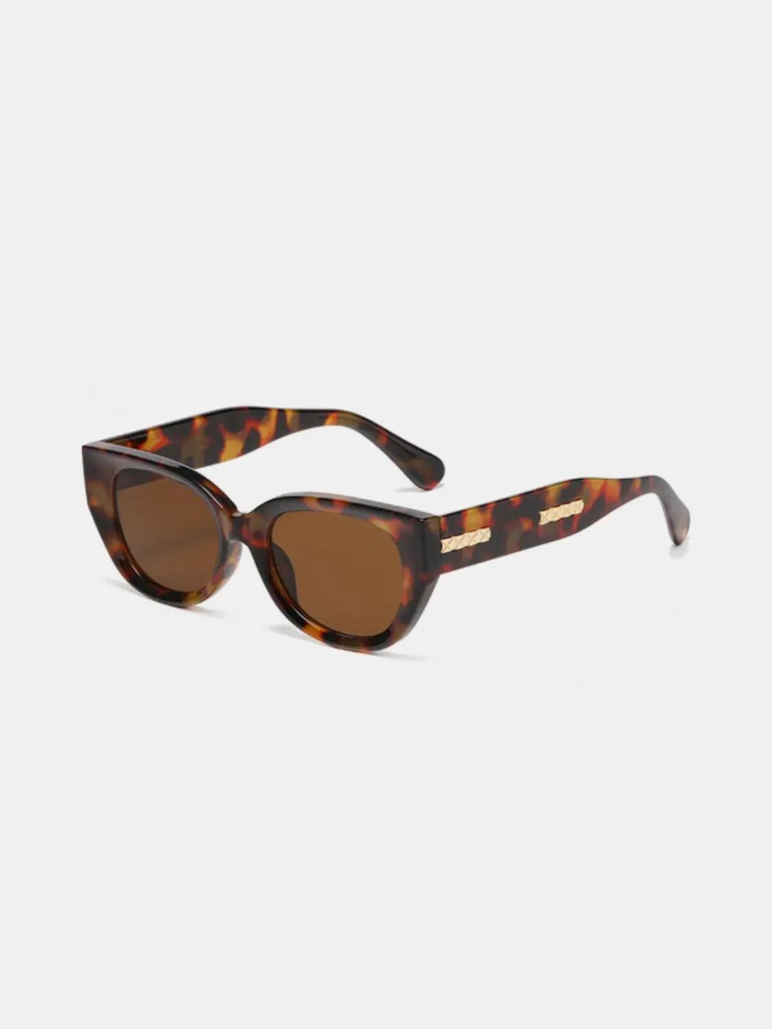 Cat Eye Polycarbonate Frame Sunglasses - Urban Trend Fashion