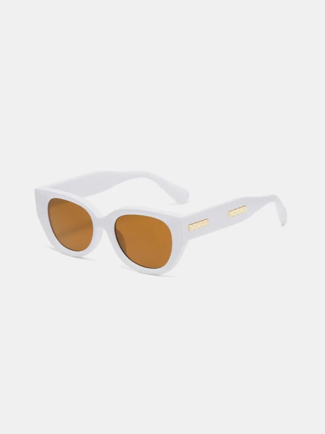 Cat Eye Polycarbonate Frame Sunglasses - Urban Trend Fashion