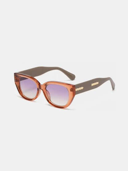 Cat Eye Polycarbonate Frame Sunglasses - Urban Trend Fashion