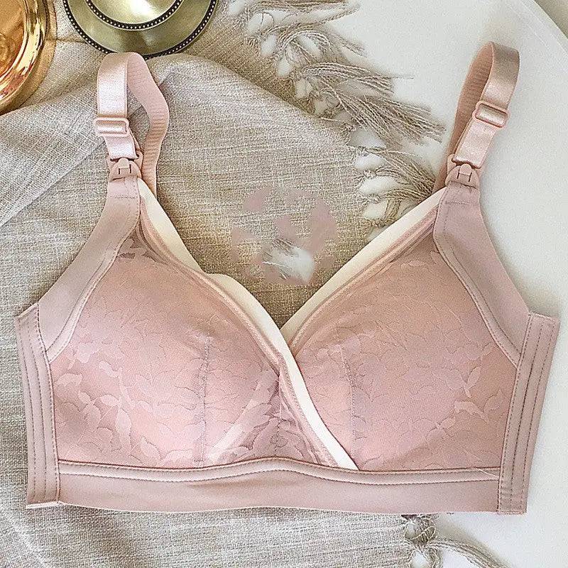 Confinement Bra New Pregnancy Dear Breastfeeding Bras Gathered Before Cross Breastfeeding Pregnant Women Underwear - Urban Trend Fashion