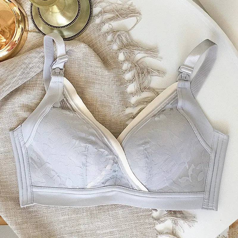 Confinement Bra New Pregnancy Dear Breastfeeding Bras Gathered Before Cross Breastfeeding Pregnant Women Underwear - Urban Trend Fashion