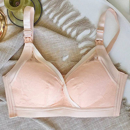 Confinement Bra New Pregnancy Dear Breastfeeding Bras Gathered Before Cross Breastfeeding Pregnant Women Underwear - Urban Trend Fashion