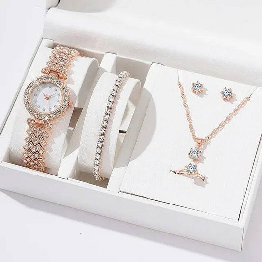 Diamond Women Watches Luxury Fashion Rhinestone Quartz Bracelet Wrist Watch For Women - Urban Trend Fashion