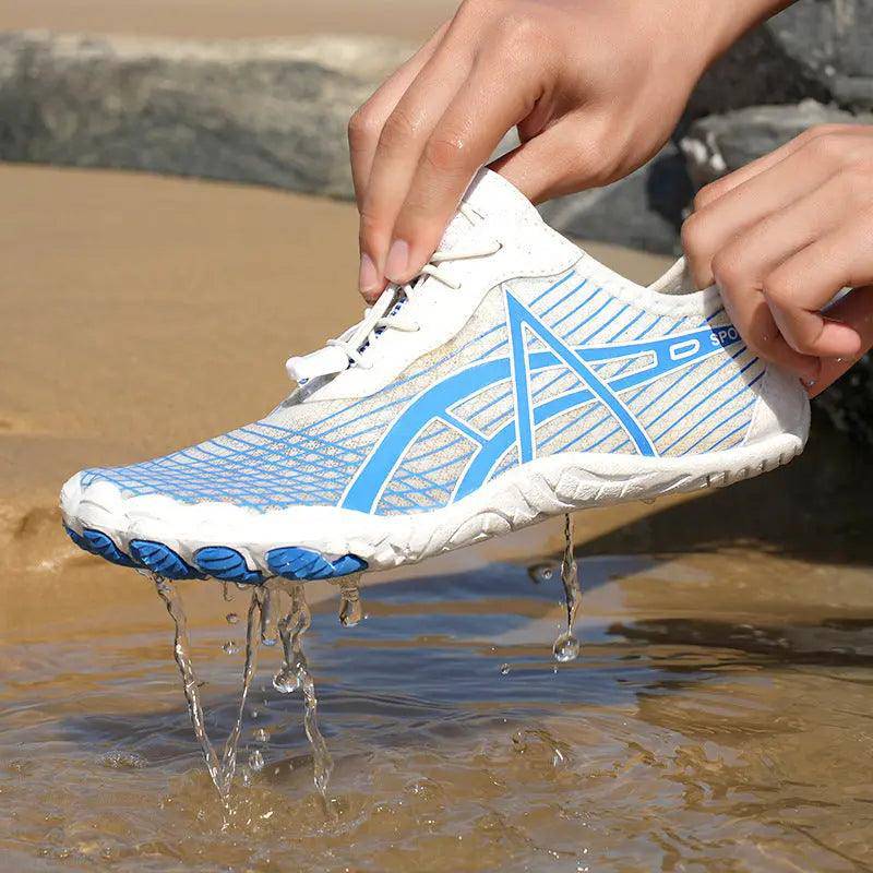 Elastic Lock Laces Mesh Breathable Hike Footwear - Urban Trend Fashion