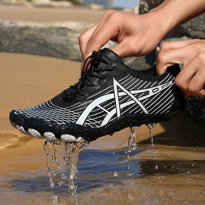 Elastic Lock Laces Mesh Breathable Hike Footwear - Urban Trend Fashion