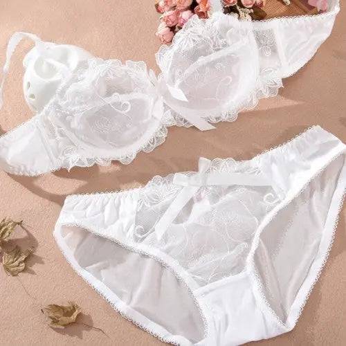 Flirting French Ultra-Thin Lingerie Bras And Panties Set For Women - Urban Trend Fashion