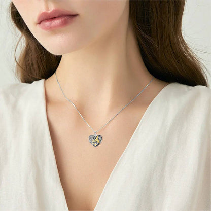 Heart Hummingbird Urn Necklace for Ashes Cremation Jewelry for Women - Urban Trend Fashion