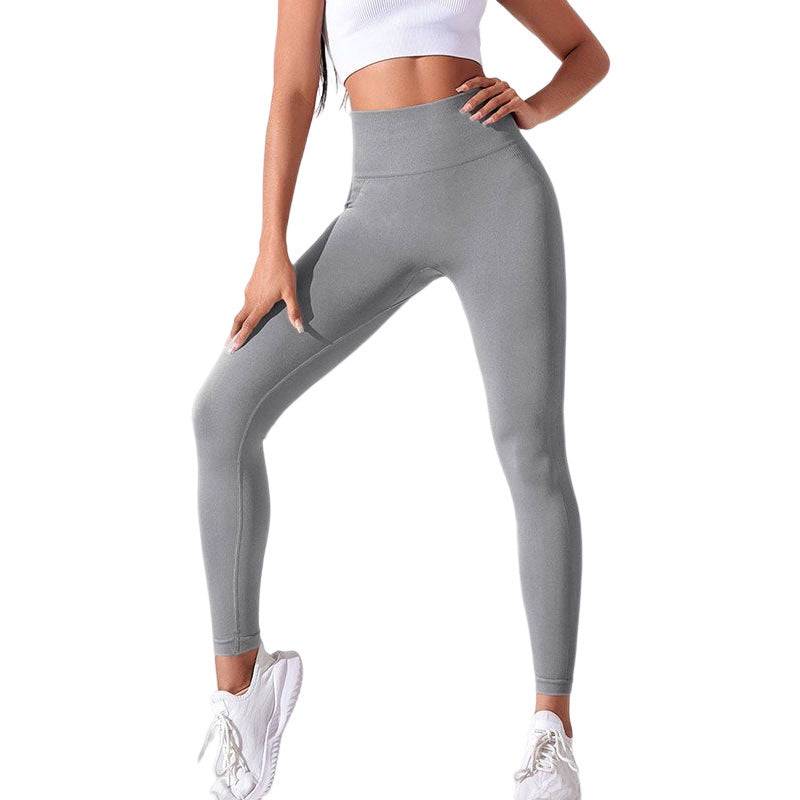 High Waist Tight Sports Yoga Trousers - Urban Trend Fashion