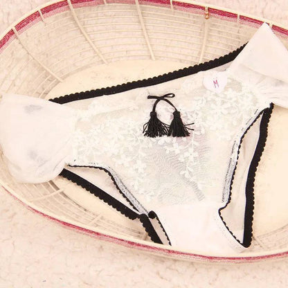 Hollow breathable hanging panties - Urban Trend Fashion