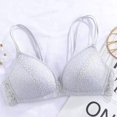 Lace Thin Clothes Without Steel Ring Push Up Bras - Urban Trend Fashion