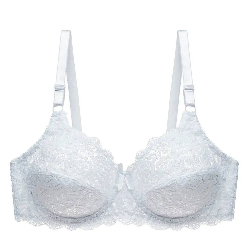 Lace bras gathered together for a breathable bra - Urban Trend Fashion