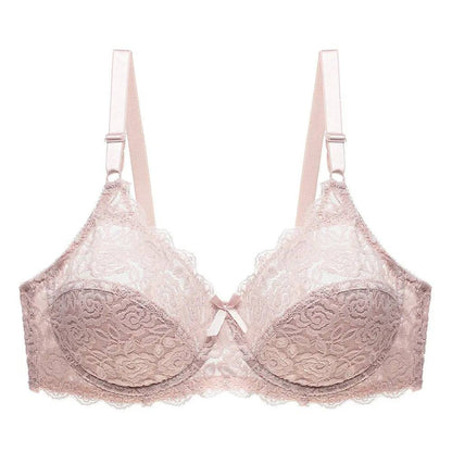 Lace bras gathered together for a breathable bra - Urban Trend Fashion