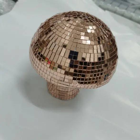 Mirror Glass Brick Mushroom Disco Ball Upholstery - Urban Trend Fashion