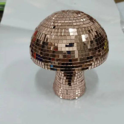 Mirror Glass Brick Mushroom Disco Ball Upholstery - Urban Trend Fashion