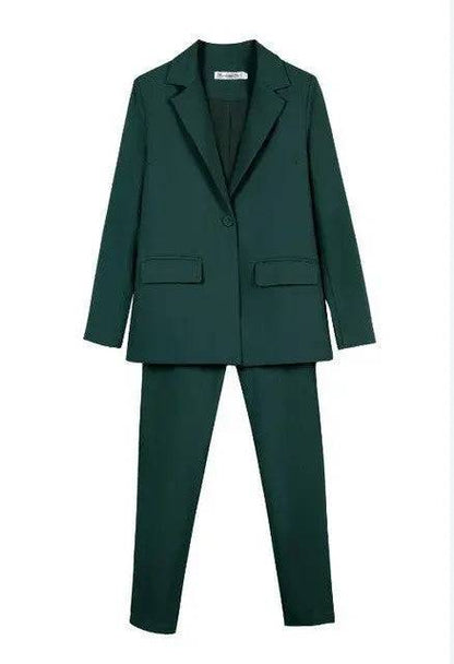 New Work Pant Suits Piece Set For Women Business Interview - Urban Trend Fashion