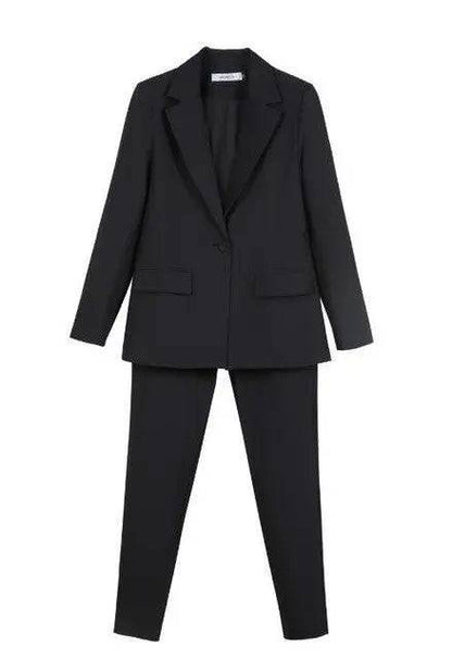 New Work Pant Suits Piece Set For Women Business Interview - Urban Trend Fashion