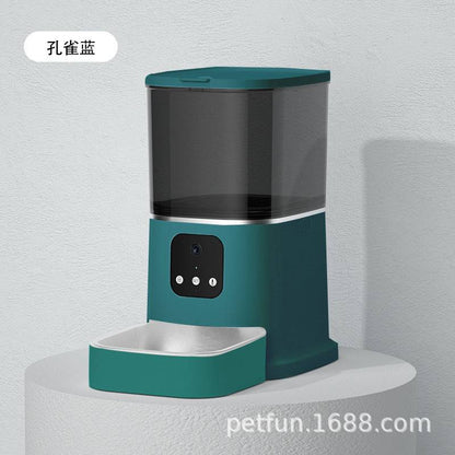 Automatic Pet Feeder WIFI Dog Pet Supplies Remote Video Control Smart Pet Feeder - Urban Trend Fashion