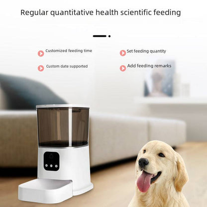 Automatic Pet Feeder WIFI Dog Pet Supplies Remote Video Control Smart Pet Feeder - Urban Trend Fashion