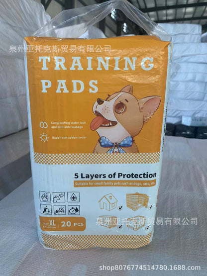 Disposable Diaper For Pet Training Toilet Supplies Diaper Pad Dog Diaper Pad Absorbent Deodorant Cuttable - Urban Trend Fashion