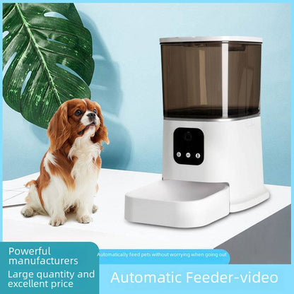 Automatic Pet Feeder WIFI Dog Pet Supplies Remote Video Control Smart Pet Feeder - Urban Trend Fashion