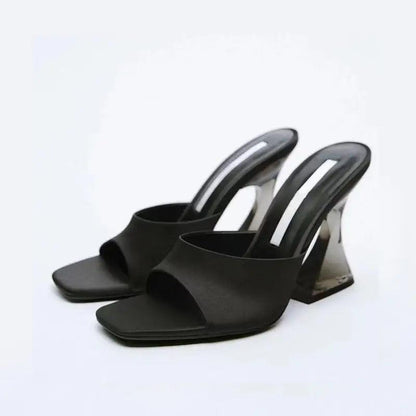 Open Toe High Heel Sandals - Urban Trend Fashion