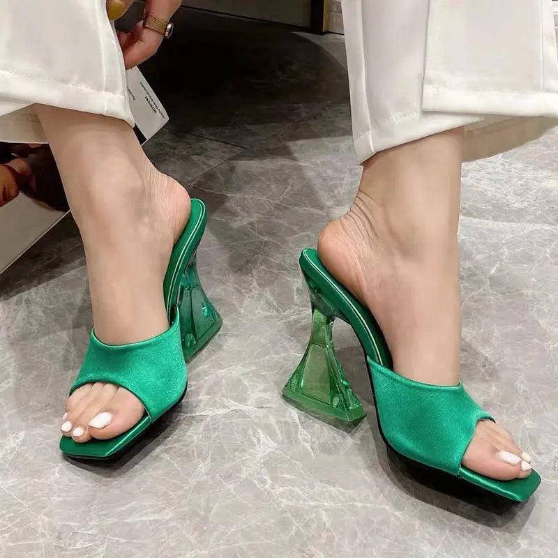 Open Toe High Heel Sandals - Urban Trend Fashion