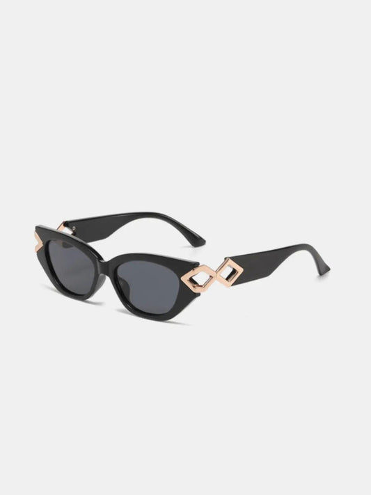 Polycarbonate Frame Cat-Eye Sunglasses - Urban Trend Fashion