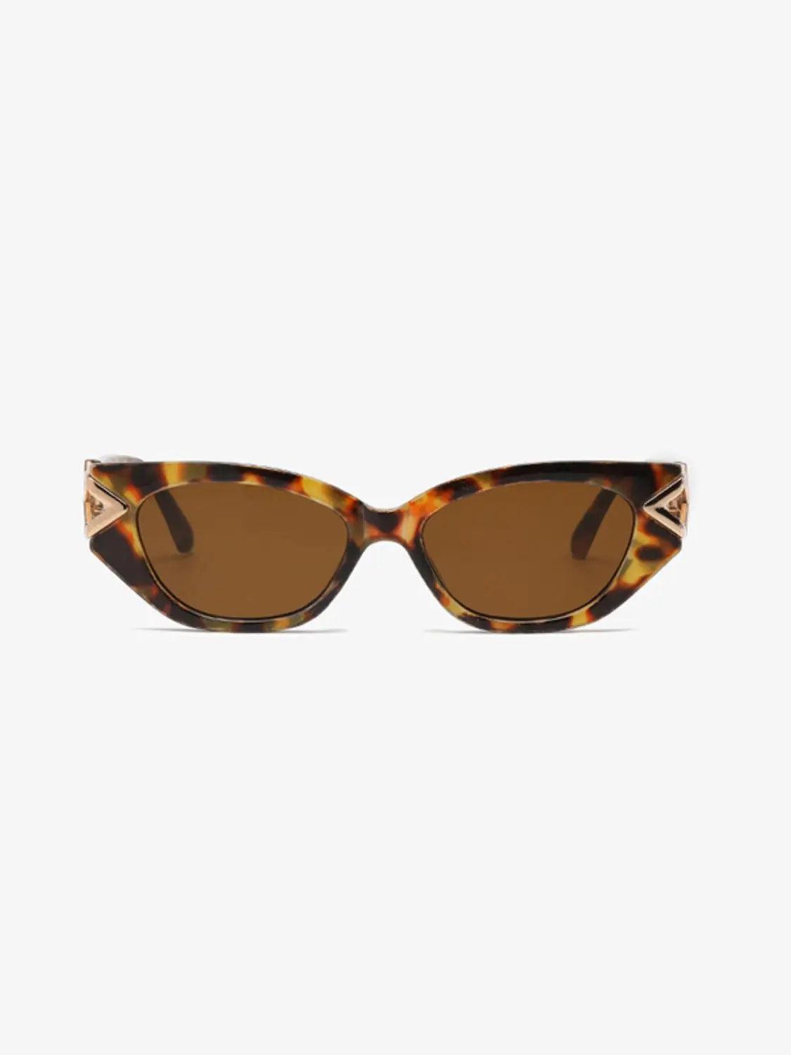 Polycarbonate Frame Cat-Eye Sunglasses - Urban Trend Fashion