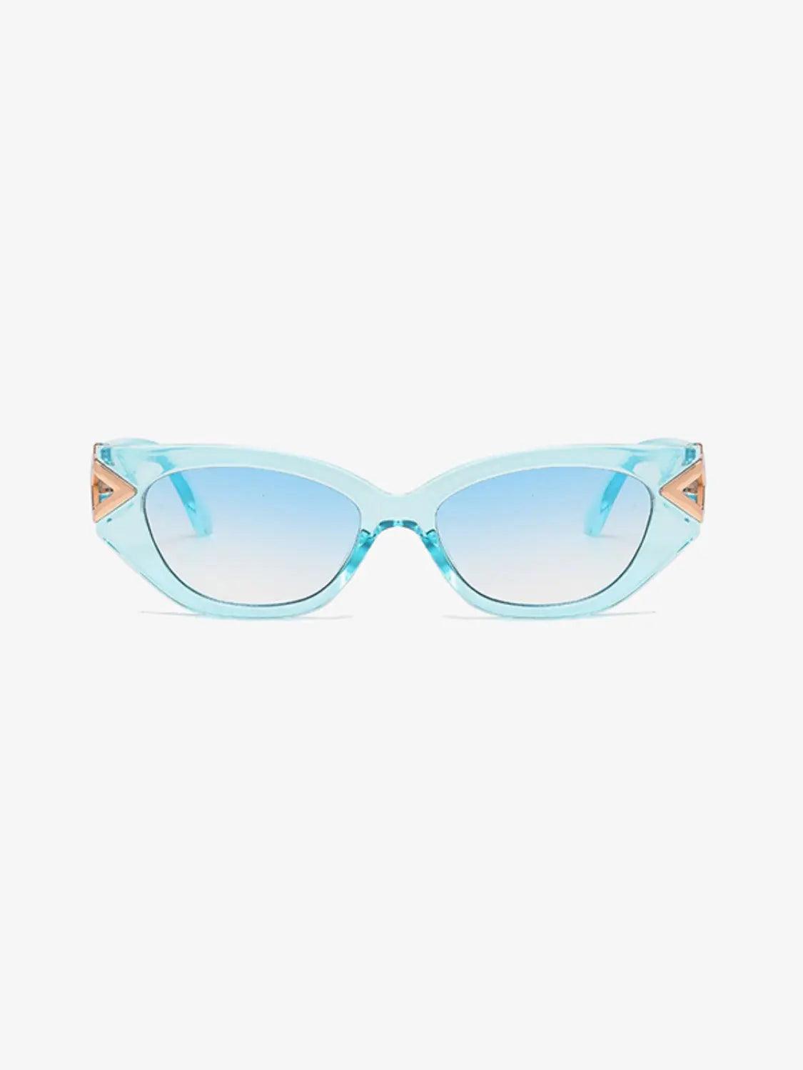 Polycarbonate Frame Cat-Eye Sunglasses - Urban Trend Fashion