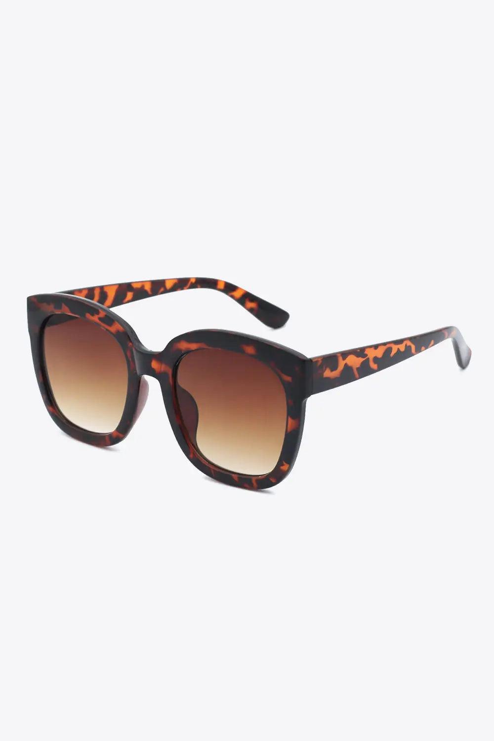 Polycarbonate Frame Square Sunglasses - Urban Trend Fashion