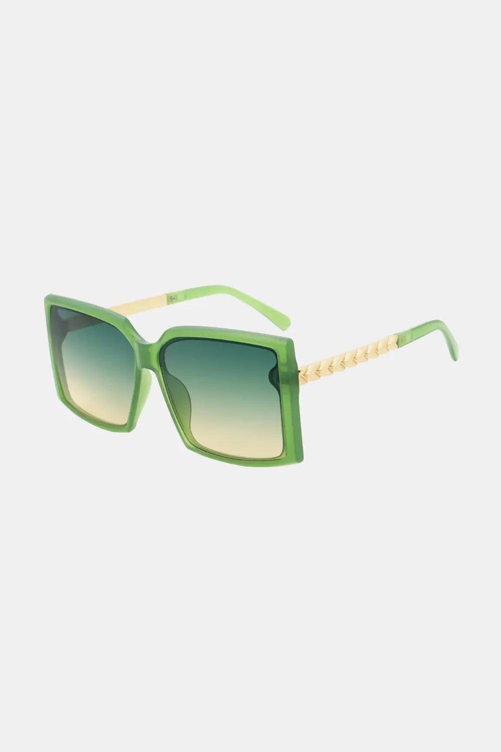 Polycarbonate Frame Square Sunglasses - Urban Trend Fashion