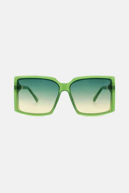 Polycarbonate Frame Square Sunglasses - Urban Trend Fashion