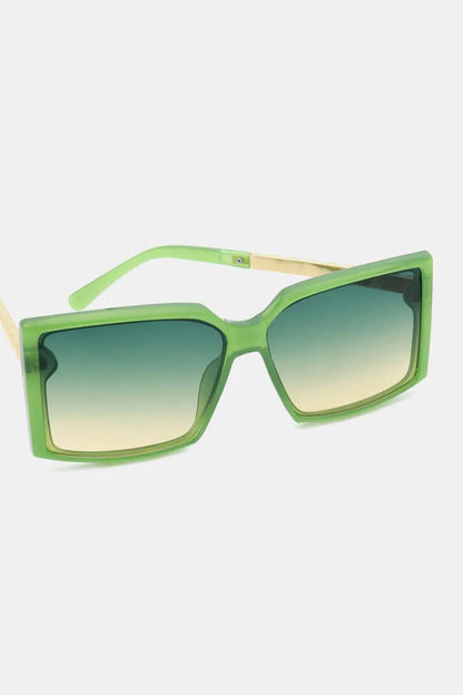 Polycarbonate Frame Square Sunglasses - Urban Trend Fashion