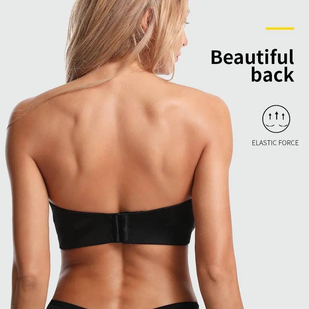 Push Up Bras Strapless Tube Top Non-slip Front Buckle - Urban Trend Fashion