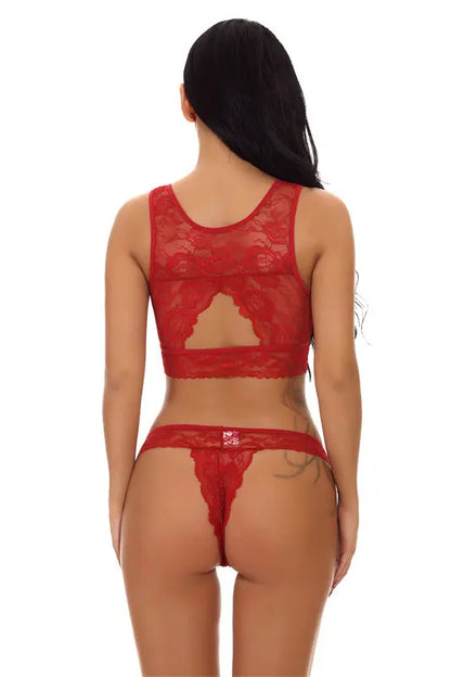 Sexy Lingerie Lace Lingerie Set Perspective Lingerie Suit - Urban Trend Fashion