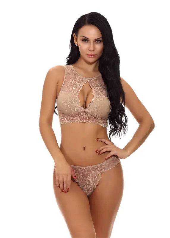 Sexy Lingerie Lace Lingerie Set Perspective Lingerie Suit - Urban Trend Fashion